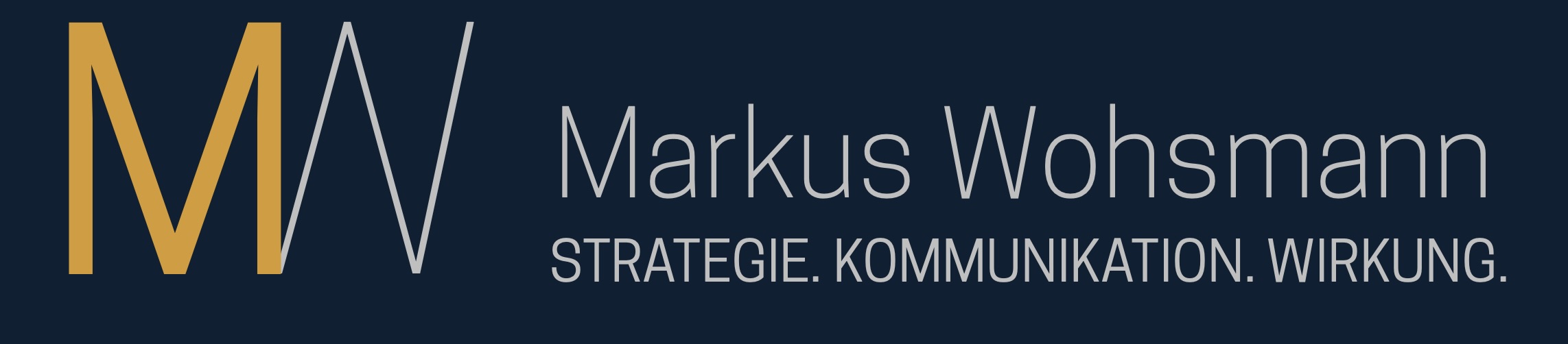 Screenshot Markus Wohsmann – Strategie. Kommunikation. Wirkung.