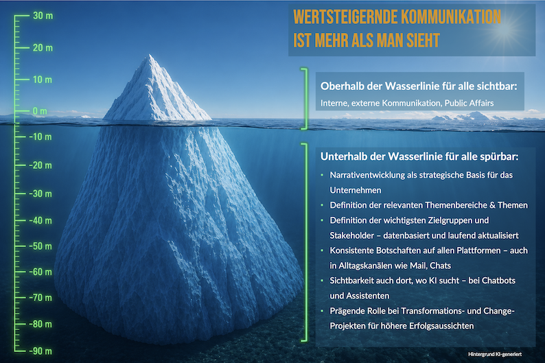 Grafik_Wertsteigernde_Kommunikation Strategische Kommunikation ist wertsteigernde Kommunikation: Eine Übersicht der Arbeitsfelder